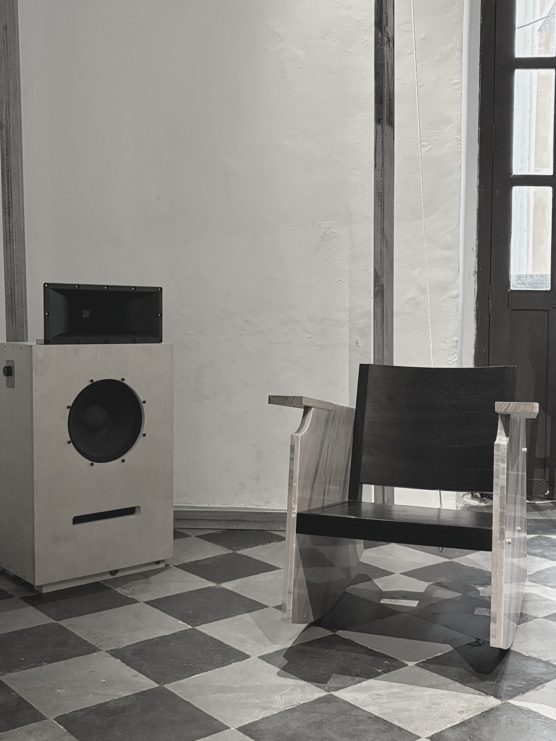 The Sanctuary — speaker and rocking chair